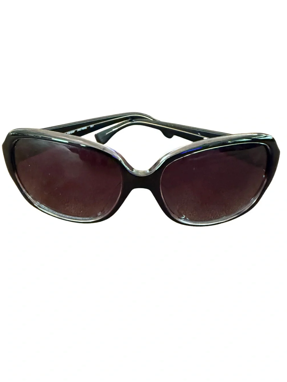 Michael Kors Harper Sunglasses Black MK Logo Oversized 57□16